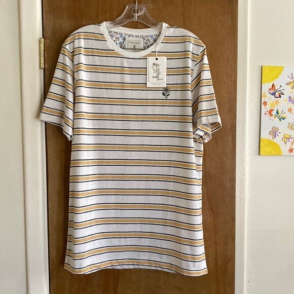 Denim & Flower S/S Striped T-shirt - Picture 1 of 10